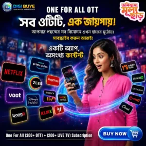 One For All OTT Subscription - ১ মাস-(৩০ দিন) AND+IOS+WINDOWS+TV